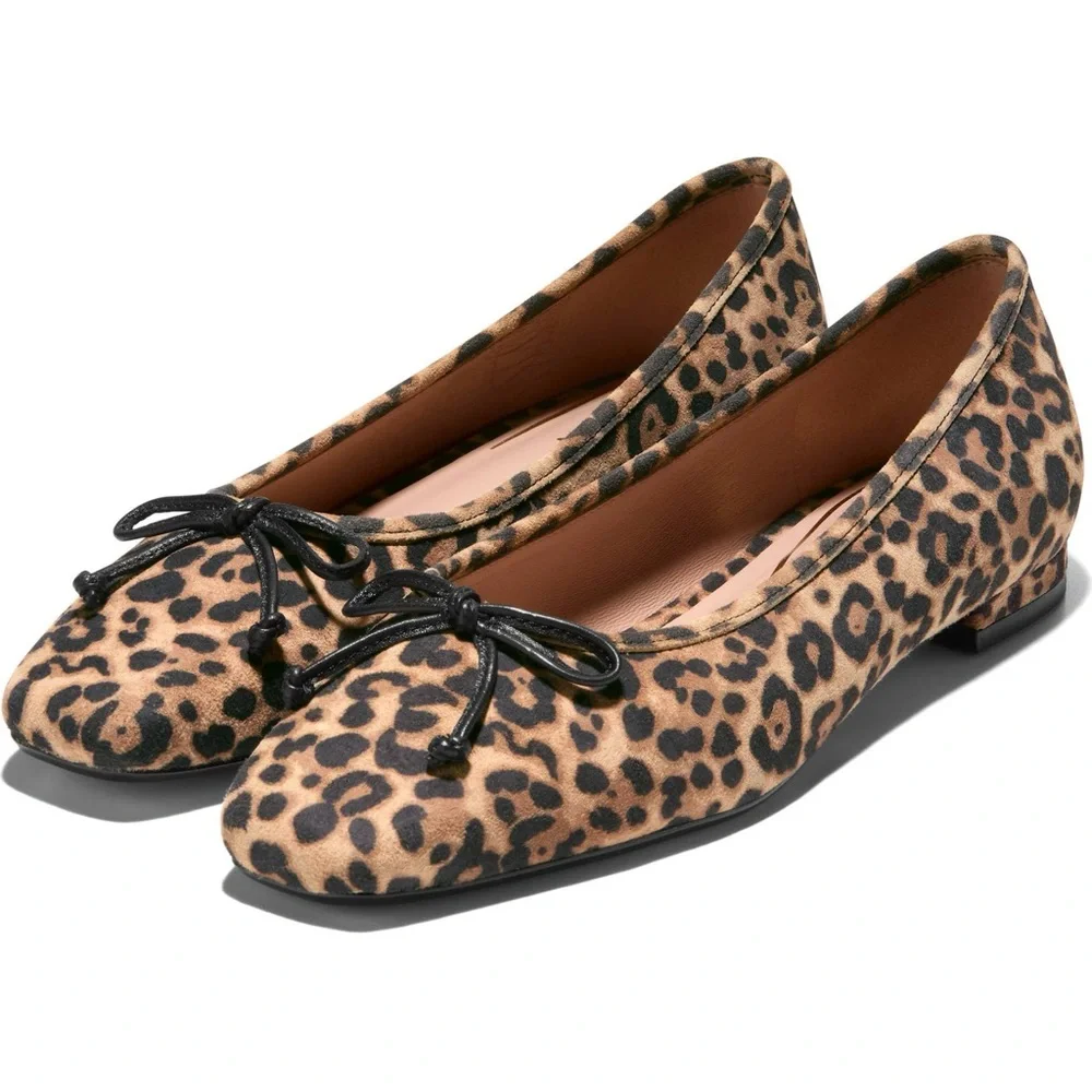 COLE HAAN Suede Bethany Ballerina Flat - Picture 2 of 10